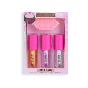 Revolution, Kiss & Go Glaze Lippenpflege-geschenkset, Set Unisex Set, REVOLUTION REVOLUTION Kiss & Go Glaze Lip Care Gift Set makeup_set 1.0 pieces