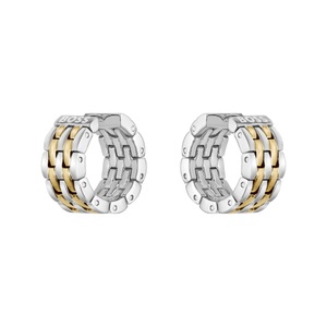 Boss, Ohrringe Damen Zweifarbig 20mm, BOSS Paar Creolen »Schmuck Edelstahl Ohrschmuck Ohrringe ISLA«