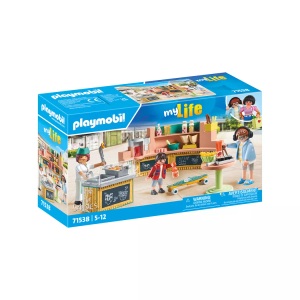 PLAYMOBIL, 71538 Food Lounge Multicolor, Playmobil® Spielbausteine »My Life Food Lounge 71538«, (54 St.)