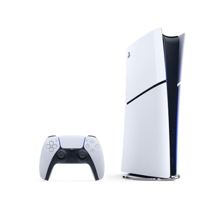 SONY PS, PlayStation 5 Slim - Digital Edition - Spielekonsole - Weiss/Schwarz, Sony Playstation 5 Slim Console Digital Edition [PS5] D/F/I PS5 HW ? PS5/PlayStation 5