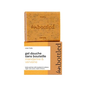 UNBOTTLED, Duschgel Mandarine & Eisenkraut - Ph-neutrale Seife Damen 110g, UNBOTTLED - Duschgel Mandarine & Eisenkraut pH-neutrale Seife, 110 g