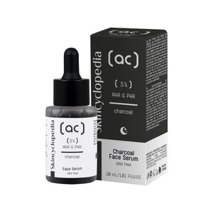 Skincyclopedia, Gesichtsserum Charcoal 5% Aha Damen 30ml, Skincyclopedia - Gesichtsserum Charcoal 5% AHA, 30 ml