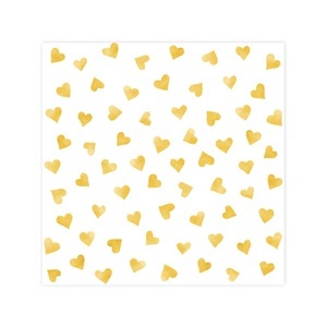 Atelier, Papierservietten, 20 Stück Papierservietten, 20 Stück, ATELIER - Papierservietten, 20 Stück, 33cm, Gold