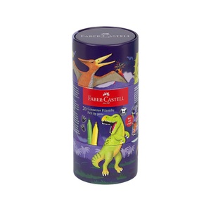 Faber-Castell, Filzstifte Set Filzstifte Set, FABER-CASTELL Faserschreiber Connector Dino 155546 20 Farben