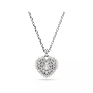Swarovski, Halskette Damen Silberfarben 38cm, Swarovski - Halskette, Idyllia, 38cm, Silberfarben
