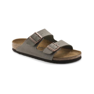 Birkenstock, Birkenstock Pantolette »ARIZONA BF«, Birkenstock Arizona Sandalen Birko-Flor Birkibuc Normal beige 2022 EU 46 (Regular) Freizeit Sandalen