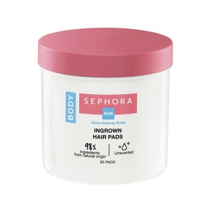 SEPHORA, Pads Eingewachsener Haare - Peeling Damen 65STK, SEPHORA - Pads eingewachsener Haare Peeling, 65STK
