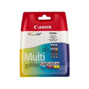Canon, Canon Cli-526 Multipack CMY Tintenpatrone, Canon Tintenset CLI-526PA