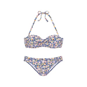 Buffalo, Buffalo Bügel-Bandeau-Bikini, (Packung), im floralen Design, Buffalo Bügel-Bandeau-Bikini, im floralen Design