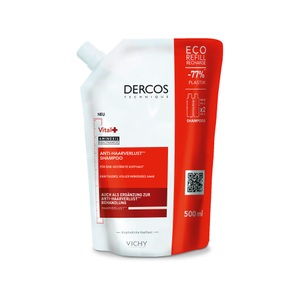 Vichy, VICHY DERCOS Vital-Shampoo Nachfüllpack (500ml), VICHY - Dercos Vital+ Anti-Haarverlust Shampoo Nachfüllpack, 500 ml