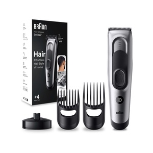 Braun, BRAUN HC7390 - Haarschneider (Schwarz/Silber), BRAUN HC7390 - Haarschneider (Schwarz/Silber)