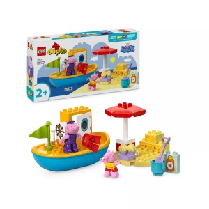 LEGO, 10432 DUPLO Peppas Bootsausflug, Konstruktionsspielzeug, LEGO® Spielbausteine »DUPLO® Peppas Bootsausflug 10432«, (23 St.)