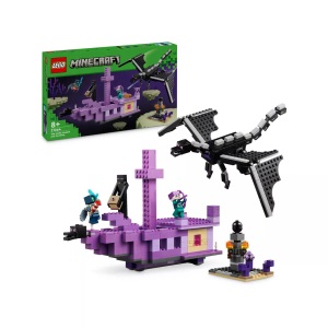 LEGO, 21264 Der Enderdrache und das Endschiff Multicolor, LEGO® Spielbausteine »Minecraft Der Enderdrache und das Endschiff 21264«, (657 St.)