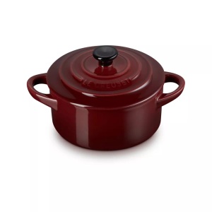 Le Creuset, Mini-Bräter Mini-Bräter, Le Creuset - Mini-Bräter, 10CM/0.2L, Bordeaux