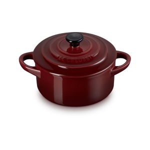 Le Creuset, Mini-Bräter Mini-Bräter, Le Creuset - Mini-Bräter, 10CM/0.2L, Bordeaux
