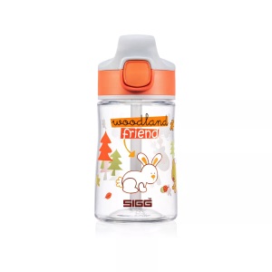 SIGG, SIGG - Trinkflasche MIRACLE KIDS - Kunststoff - transparent/orange - 15.5 cm, SIGG Kindertrinkflasche Miracle Friend