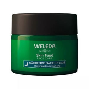 Weleda, Skin Food Nährende Nachtpflege Damen 40ml, Weleda Skin Food Nährende Nachtpflege - stärkt die Hautbarriere & regeneriert trockene Gesichtshaut