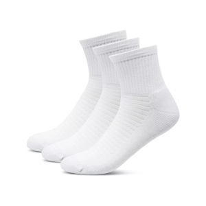 Manor Sport, Triopack, Knöchellange Sportsocken Herren Weiss 43-46