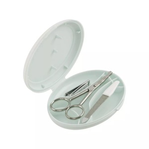 Zewi bébé-jou, ZEWI BEBE-JOU Maniküre-Set sky green, Bebe Jou Maniküreset 4-teilig , 4232055 , Pastellgrün , Metall, Kunststoff , 11.8x2.2 cm , vernickelt,glänzend , 008296010305