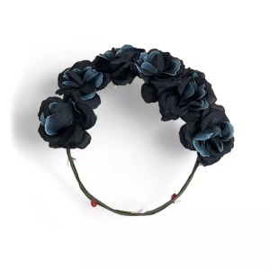 Zoelibat, Zoelibat - Zombie Blumen-Stirnband, Black, Zoelibat - Zombie Blumen-Stirnband, Black