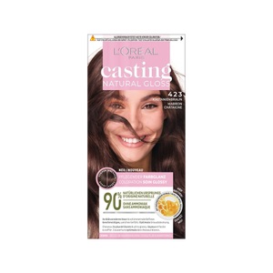 L´Oréal Paris, LOréal Casting - Natural Gloss 423 Kastanien Braun, L'ORÉAL PARIS CASTING Natural Gloss Color 423 Brown Noisette (1 Stk)