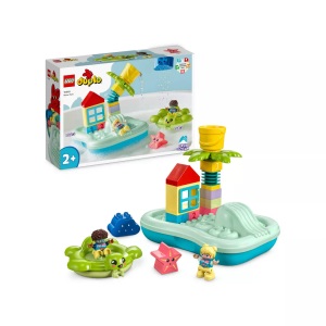 LEGO, 10989 DUPLO Wasserrutsche, Konstruktionsspielzeug, LEGO DUPLO 10989 Wasserrutsche Set, Wasserspielzeug für die Badewanne