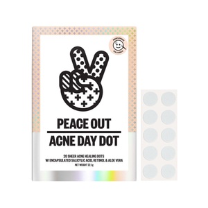 Peace out Spot, Acne Day Dot - Anti-pickel-patches Damen 20Stück, PEACE OUT SKINCARE - Acne Day Dot Anti-Pickel-Patches, 20Stück, Fantasie