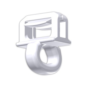 HINNO 'Clic, ?Clic Gleiter ?Clic Gleiter, HINNO 'Clic - Clic-Gleiter mit Queröse 50 Stück, Mini, Weiss