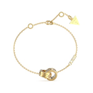 Guess, Armband Damen Gold 14.5+4CM, Guess JUBB03282JWYGS 4G Forever Damen Armband