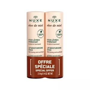 Nuxe, Rêve De Miel - Stick Lèvres Duo, NUXE rêve de miel Stick Lèvres Hydratant Duo (2 Stk)