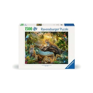 Ravensburger, Puzzle Leopardenfamilie im Dschungel, Ravensburger Puzzle »Puzzle Leopardenfamilie im Dschungel«, (1500 tlg.)