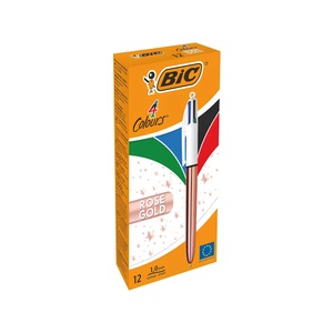 Bic, Bic - Kugelschreiber Rosegold 1mm 951737 4 colours, Bic Kugelschreiber Rosegold, 1mm, 4 colours, 951737