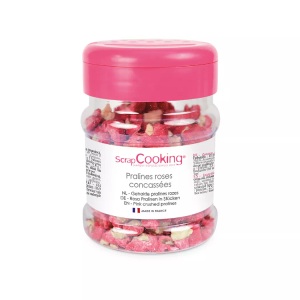 ScrapCooking, Scrapcooking - Topf mit Pralinen in Stücken, Dekopralinen zerkleinert rosa 145g