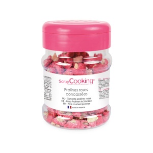 ScrapCooking, Scrapcooking - Topf mit Pralinen in Stücken, Dekopralinen zerkleinert rosa 145g