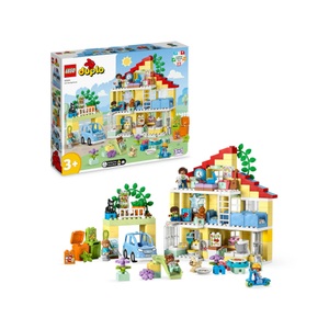 LEGO, 10994 DUPLO 3-in-1-Familienhaus, Konstruktionsspielzeug, LEGO® Spielbausteine »DUPLO 3-in-1-Familienhaus 10«, (218 St.)