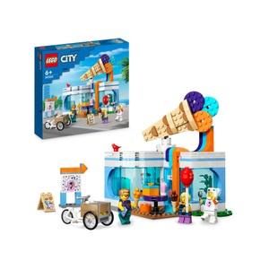 LEGO, 60363 City Eisdiele, Konstruktionsspielzeug, LEGO® Spielbausteine »City Eisdiele 60363«, (296 St.)