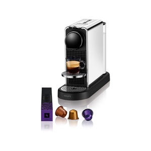 Krups, KRUPS CitiZ Platinum - Nespresso® Kaffeemaschine (Edelstahl), Nespresso CitiZ Platinum Kaffeemaschine von Krups Edelstahl