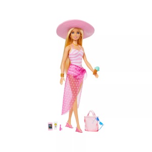 Mattel, Barbie Strandtag Barbie, Puppe, Barbie Anziehpuppe »Strandtag Barbie«