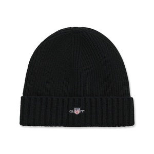 Gant, Mütze Herren Noir ONE SIZE, Gant Beanie »UNISEX. SHIELD WOOL BEANIE«