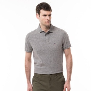 Tommy Hilfiger, Tommy Hilfiger M's 1985 Regular Polo Grösse M Herren, Tommy Hilfiger Poloshirt »1985 REGULAR POLO«, mit Tommy Hilfiger Kontraststreifen innen am Kragen