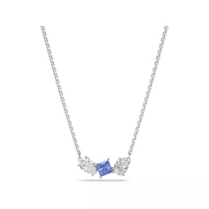 Swarovski, Halskette Damen Silberfarben 45cm, Swarovski - Halskette, Mesmera, 45cm, Silberfarben