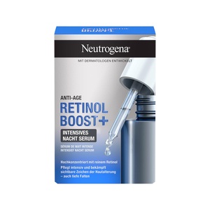 Neutrogena, Retinol Boost+ Intensives Nacht Serum Damen 30ml, Neutrogena® Retinol Boost+ Intensiv-Nachtserum
