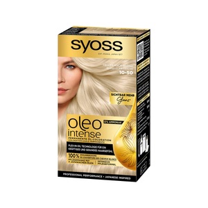 Syoss, syoss Haarfarben syoss Haarfarben Oleo Intense Permanente Öl 115.0 ml, Syoss Oleo Intense Permanente Öl-Coloration 10-50 Helles Asch-Blond