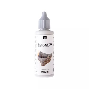 RICO Design, Sock Stop Sock Stop, Rico Socken Stop Latexcreme, grau Tube 50 ml