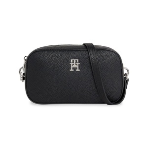 Tommy Hilfiger, Tommy Hilfiger Mini Bag »TH EMBLEM CAMERA BAG«, mit TH-Emblem vorne, Tommy Hilfiger - Reporter Bag, für Damen, Black, One Size