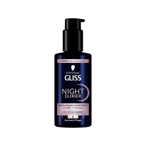 Gliss Kur, GLISS KUR Night Serum Anti-Spliss Wunder (100ml), GLISS KUR, Unsere Neuheiten, GLISS KUR Kur Night Elixier Anti Spliss Beauty, Produkte & Wohnen