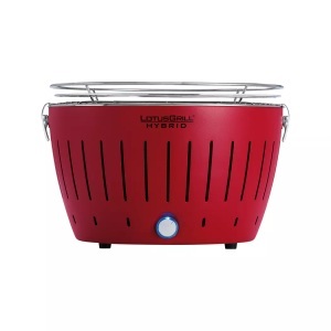 Lotusgrill, Lotusgrill Holzkohlegrill Hybrid Classic feuerrot, Lotusgrill Holzkohlegrill Hybrid Classic feuerrot