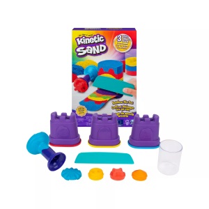 Spin Master International B.V., KNS Rainbow Mix Set, Kinetic Sand - Regenbogen Mix Set, Multicolor