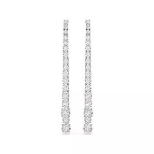Swarovski, Swarovski - Ohrstecker, Matrix, One Size, Silberfarben, Swarovski - Ohrstecker, Matrix, One Size, Silberfarben