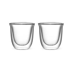 BIALETTI, Bialetti Espresso Becher Firenze 80 ml, 2 Stück, Transparent, BIALETTI Espressotasse »Becher Firenze 80«, (2 tlg.)